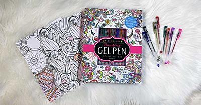  TIESOME Glitter Gel Pens, 6 Pack 3 Colors Gradient