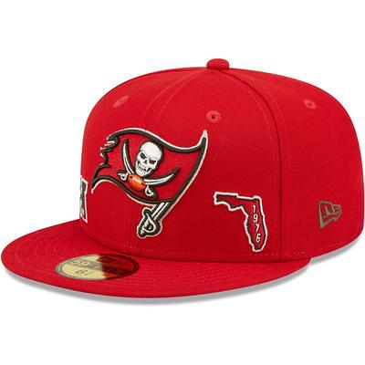 Fanatics Men's Branded Red Tampa Bay Buccaneers Iconic Camo Cuffed Knit Hat  with Pom - Macy's