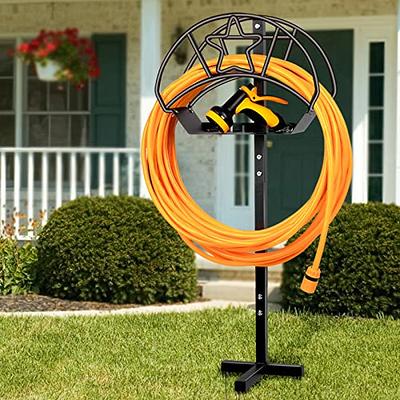 Garden Water Hose Reel Hanger with Storage