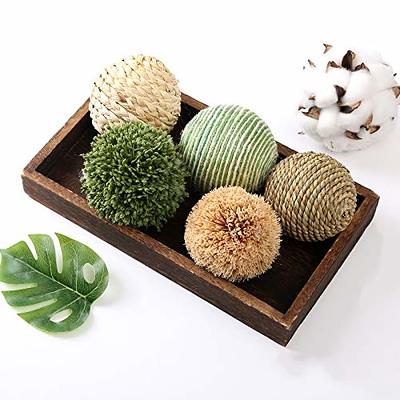 NEW GREEN MOSS Balls, 4/6/8/ Decorative Balls, Greenery Decor Ideas, Green  Bawl Filler, Moss Decoration, Green Table Decor 