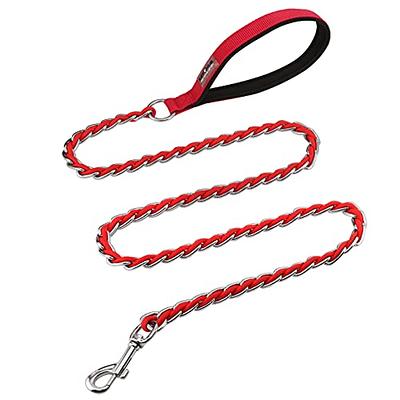 VIVAGLORY Strong Rope Dog Leash, Thick Neoprene Padded Handle Dog Leash,  5ft Durable Reflective Training Walking Leash Lead for Small Medium Dogs  That Pull, Red - Yahoo Shopping