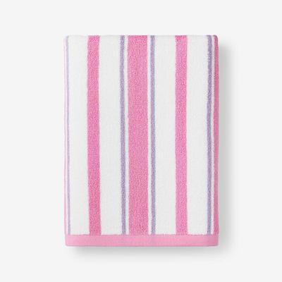 The Company Store Company Cotton Coral Solid Turkish Cotton Bath Sheet Pink