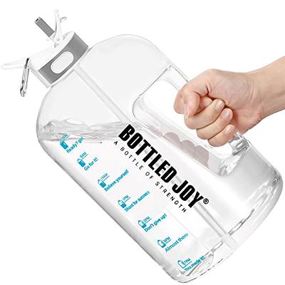 Bottled Joy Sports Water Bottle, 1 Gallon Clear – hanmir.outdoor