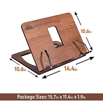  Wooden Book Stand Cookbook Stand Puesto de libros Atril de  Collapsible Reading Holder Music Scores Stand Calligraphy Holder Tablet PC  Holder for Phone Kindle Holder Portable Stand : Office Products