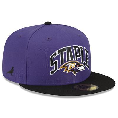 Baltimore Ravens New Era 2023 Sideline 59FIFTY Fitted Hat - Purple/Black