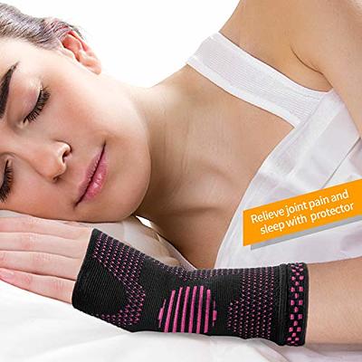 HYCOPROT Wrist Brace Night Wrist Sleep Support Splint Compression