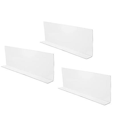 Fixwal 12pcs Shelf Dividers for Closet Organization Acrylic Shelf