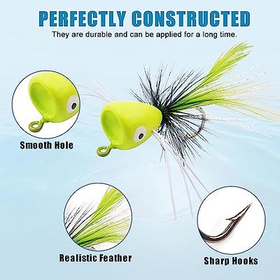 Fly Fishing Popper Lures Kit,Bass Popper Flies Dry Fly Fishing Flies  Topwater Panfish Bluegill Popper Bait Bug with Hooks for Freshwater - Yahoo  Shopping
