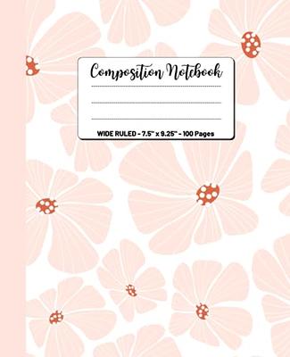 Coquette Journal: Aesthetic, Notebook for School, Blank Lined Notebook for  Journaling and Writing, College Ruled, Composition Notebook, Pink