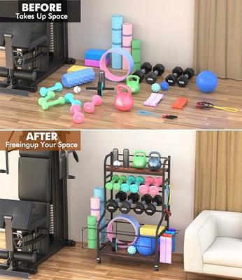 NUDUKO Weight Rack for Dumbbells, All in One Home Gym Storage Rack