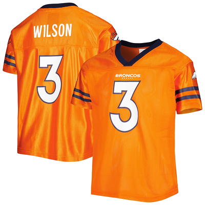 Nike Russell Wilson Orange Denver Broncos Alternate Game Jersey