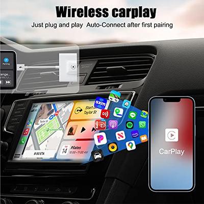 Wireless CarPlay Adapter for iPhone, 2023 Upgraded Apple Car Play Wireless  to Wired Dongle AI Magic Box, Add Apple CarPlay to Any Car, Portable