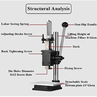 Manual Punching Machine, Leather Press Machine, Leather Manual Press