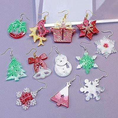 Christmas Earring Resin Molds Silicone Jewelry Earring Molds Epoxy
