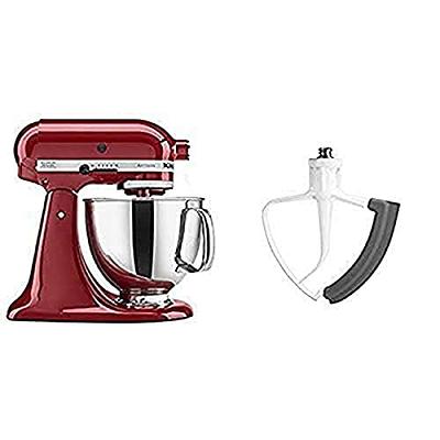 KitchenAid KSM150PSER Artisan Tilt-Head Stand Mixer with Pouring Shield,  5-Quart, Empire Red and KitchenAid KFE5T Flex Edge Beater for Tilt-Head Stand  Mixers Bundle - Yahoo Shopping