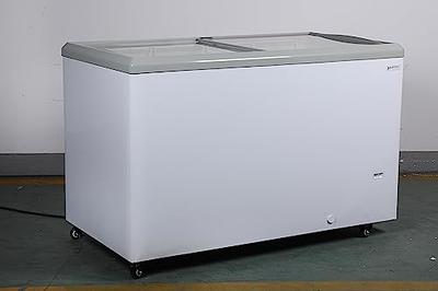 NAFCOOL 16 Cu.Ft Commercial Chest Freezer with LED Light,Temp Rang