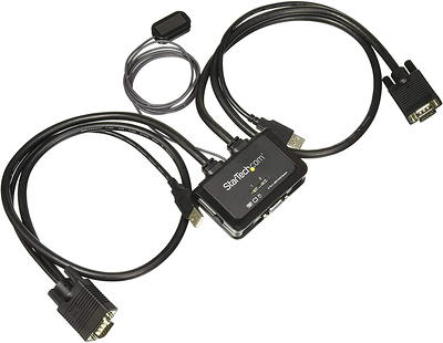 Cable Matters USB 3.0 KVM Switch DisplayPort 1.4 for 2 Computers with  8K@60Hz / 4K@120Hz / 4K@144Hz Display Port Video & 3x 5Gbps USB Ports,  FreeSync