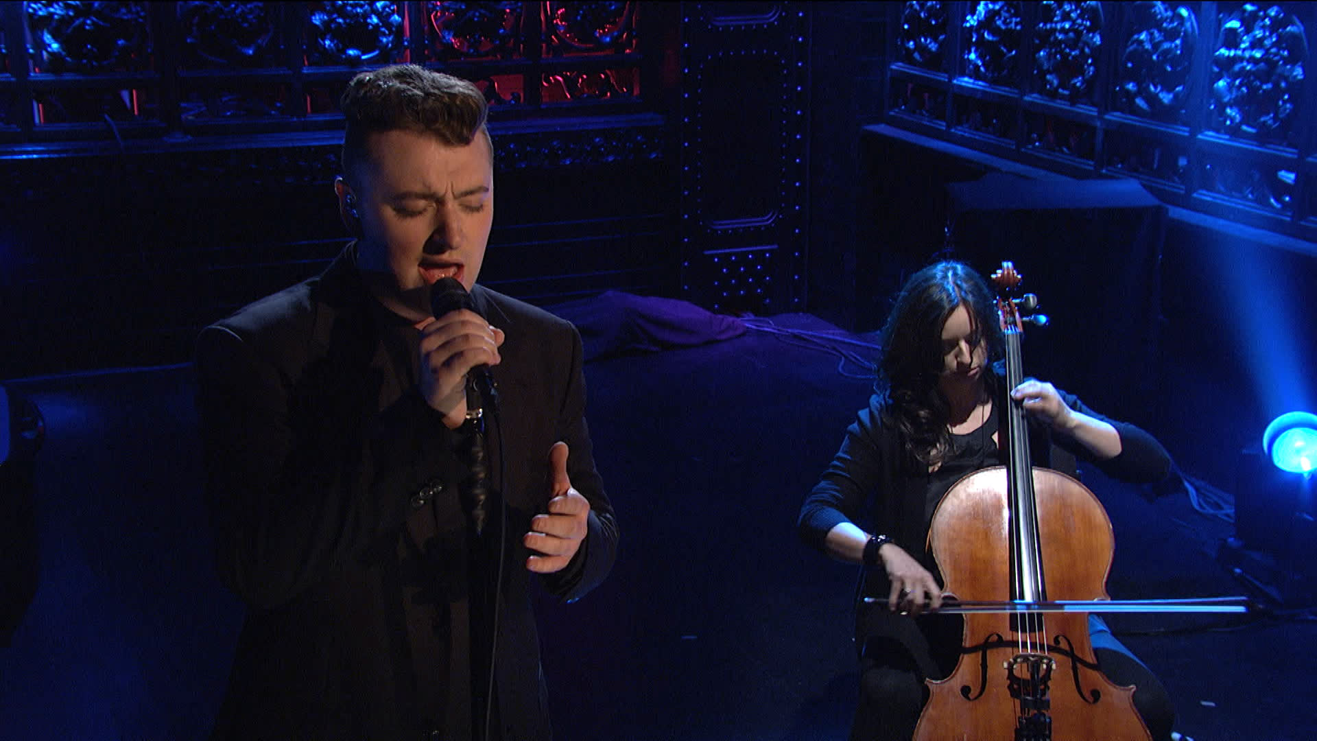 sam smith lay me down snl