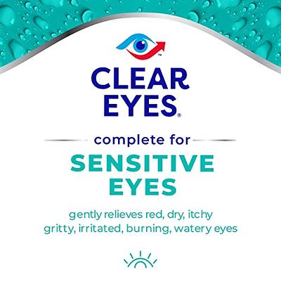 Clear Eyes 7 Symptom Relief Lubricant Eye Drops, 0.5 fl oz 