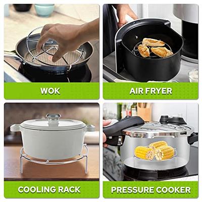 Steam Rack, Trivet for Instant Pot 6 Qt and 8 Qt, Stainless Steel Steamer  Rack Fit Pressure Cooker 