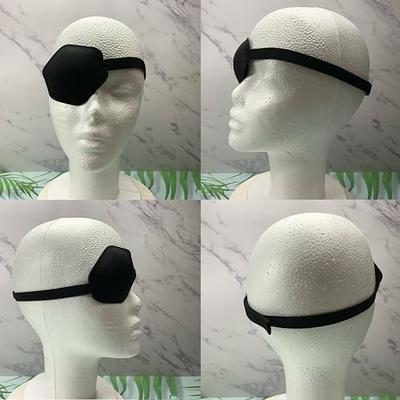 Set Of Two Adjustable Leather Eye Patch, Man Eye Patch, Woman Eye Patch,  Slim Eye Patch, Medical Eye Patch