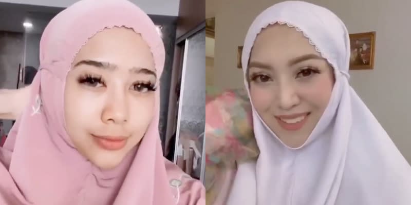 Malaysian Female Celebs Criticised For Performing Prayers While Wearing Makeup Fake Eyelashes Video