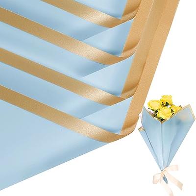 20 Sheets Waterproof Floral Wrapping Paper Sheets Fresh Flowers