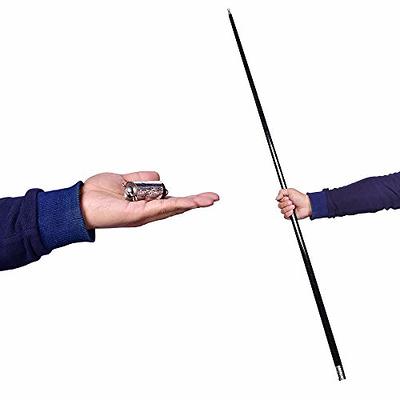  Portable Magic Wand,Silver Magic Cane Metal Appearing