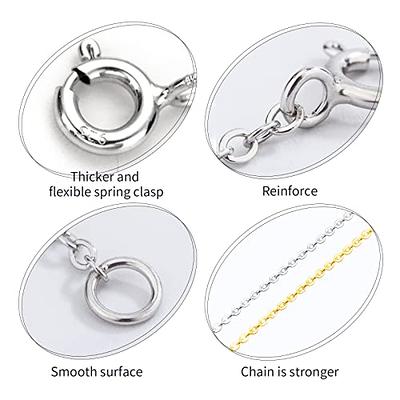 Necklace Extender Sterling Silver Necklace Extenders for Women Necklaces Silver Extenders for Necklaces Bracelet Extender Chain S925 Silver