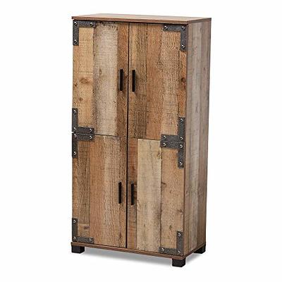 Baxton Studio 4-Shelf Closet Storage Organizer