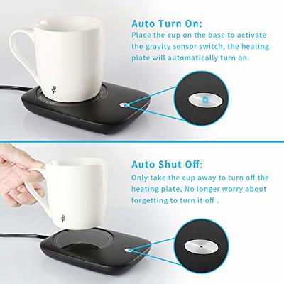 Misby Mug Warmer for Desk with Auto Shut Off, Coffee Warmer Plate for  Office Home Desk Use Christmas/Birthday Gift (Deep Black) - Yahoo Shopping
