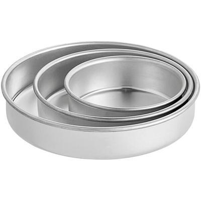 Choice 12 x 3 Round Straight Sided Aluminum Cake Pan