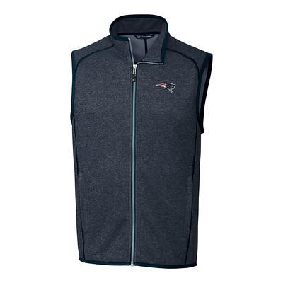 Men's Cutter & Buck Navy New England Patriots Mainsail Sweater Knit Fleece  Full-Zip Vest - Yahoo Shopping