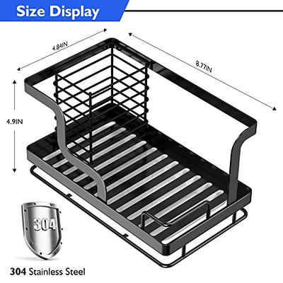 BSKSSK Sink Caddy,Kitchen Sink Organizers Sponge Holder for