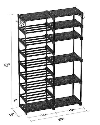 CSXGBAB Closet Shoe Rack, Shoe Racks for Bedroom Closet, Sturdiness Show  Rack, Shoe Rack for Entryway Easy Assemble, Shoe Rack for Closet, 5 Tier  Shoe