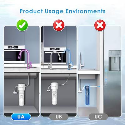 Waterdrop Under Sink Water Filter, Under Sink Water Filtration System, 𝟐  𝐘𝐞𝐚𝐫𝐬 𝐨𝐫 𝟏𝟔𝐊 𝐆𝐚𝐥𝐥𝐨𝐧𝐬, 𝟎.𝟎𝟏 𝐌𝐢𝐜𝐫𝐨𝐧 Ultra Filtration  for Baçtёria Reduction, Reduces Lead, Chlorine - Yahoo Shopping