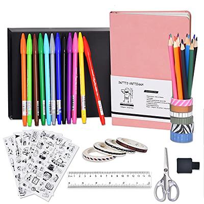 ZICOTO Ultimate All-in-One Journaling Kit - Incl. Dotted Journal, Stencils,  Stickers, Pens, Washi Tapes, Small Envelopes and More Bullet Checklist  Supplies - Yahoo Shopping