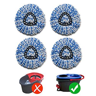 Spin Mop Replacement Head Base Handle Set Compatible with O Cedar EasyWring  RinseClean, 4 Microfiber Mop Refills, 1 Mop Base and 58” Mop Handle, Spin Mop  Head Replacement Parts for 2 Tank System - Yahoo Shopping