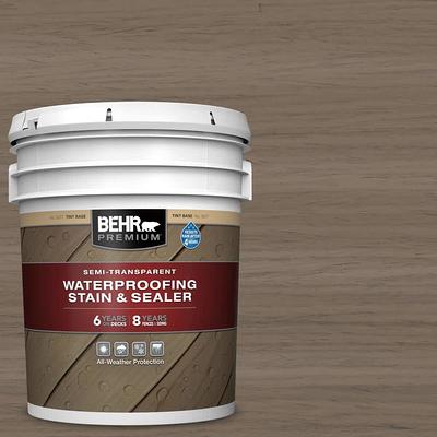 Semi-Transparent Waterproofing Wood Stain, BEHR DECKplus®