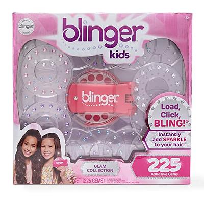 Blinger Ultimate Set, Glam Collection, Comes with Glam Styling Tool & 225  Gems - Load, Click, Bling! Hair, Fashion, Anything! ( Exclusive)