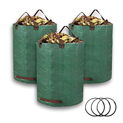 Gardzen 3-Pack Lawn Leaf Bags