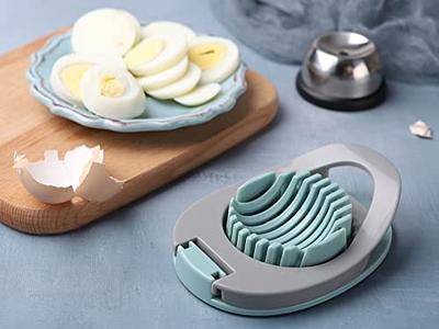 Egg Slicer for Hard Boiled Eggs, Egg Cutter with Stainless Steel