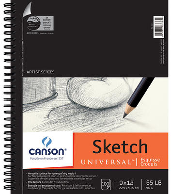 Pro Art Spiral-Bound Sketchbook, 8.5 x 11, 160 Sheets