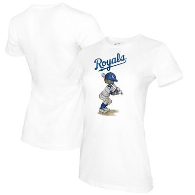 Kansas City Royals Tiny Turnip Girls Youth Triple Scoop Fringe T-Shirt