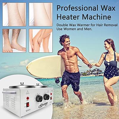 Electric Double Pot Wax Warmer Heater Spa Salon Hot Paraffin