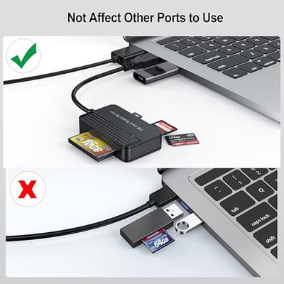 USB 3.0 Flash Memory Multi-Card Reader / Writer with USB-C - SD, microSD,  CompactFlash