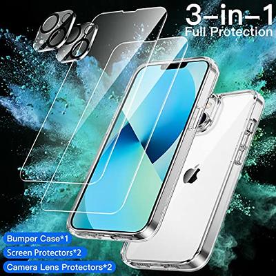  JETech iPhone 13 Case and Privacy Screen Protector Bundle :  Cell Phones & Accessories