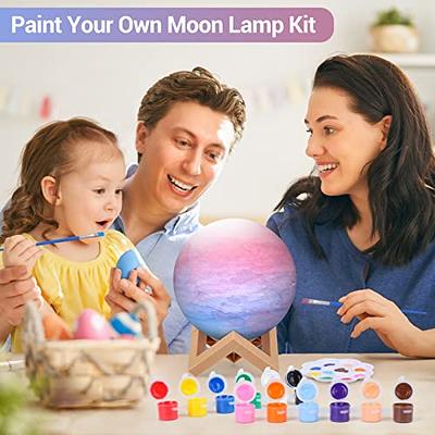 Paint Your Own Moon Lamp Kit, Arts and Crafts for Kids Ages 8-12, Crafts DIY