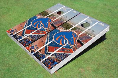 Boise State Broncos Stadium Long Stripe Themed Cornhole Set, Officially  Licensed Ncaa Team Boards - Yahoo Shopping