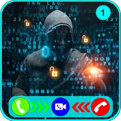 Hacker Anonymous calling you - Video call from hacker and chats simulator